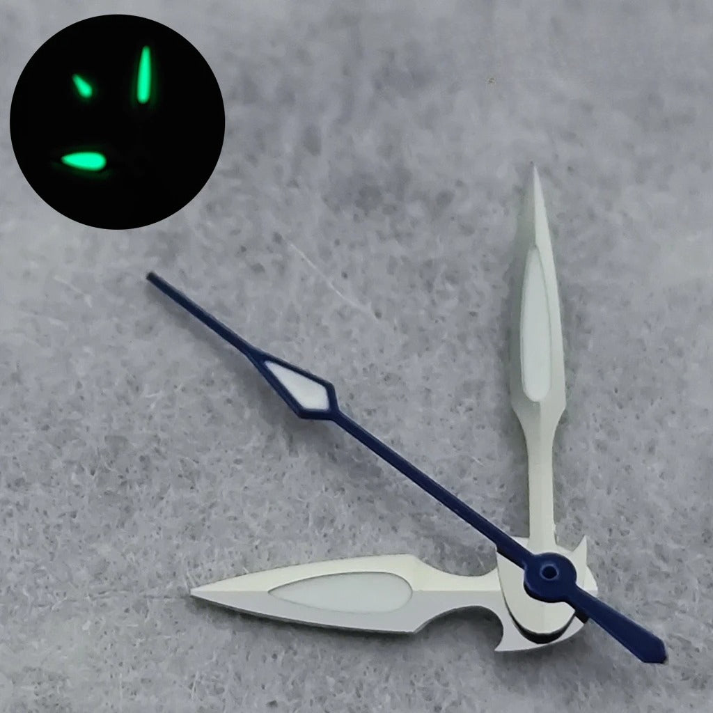 NH35 Watch Hands Green Luminous Watch Pointers For NH35 NH36 4R 7S Movement