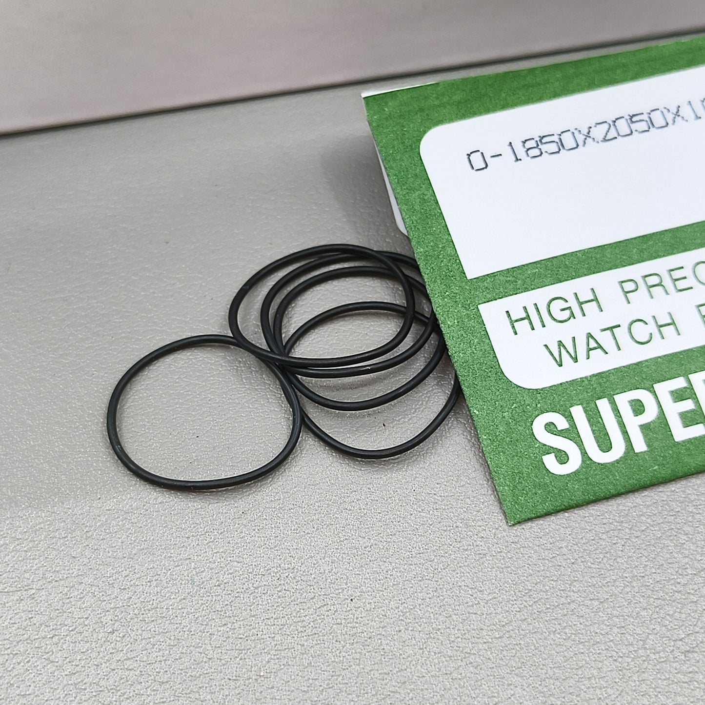 260 PIECES 1.0mm Thick 52 Sizes Waterproof O Ring Kit Watch Back Gasket Washers