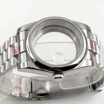 36MM/40MM Round Bezel Watch Case Sapphire Crystal for NH34 NH35 NH36 ETA2824
