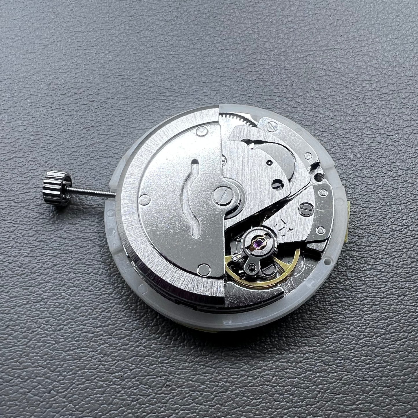 Tianjin Seagull T16 watch with golden dial, day-date display, automatic mechanical movement for classic style.