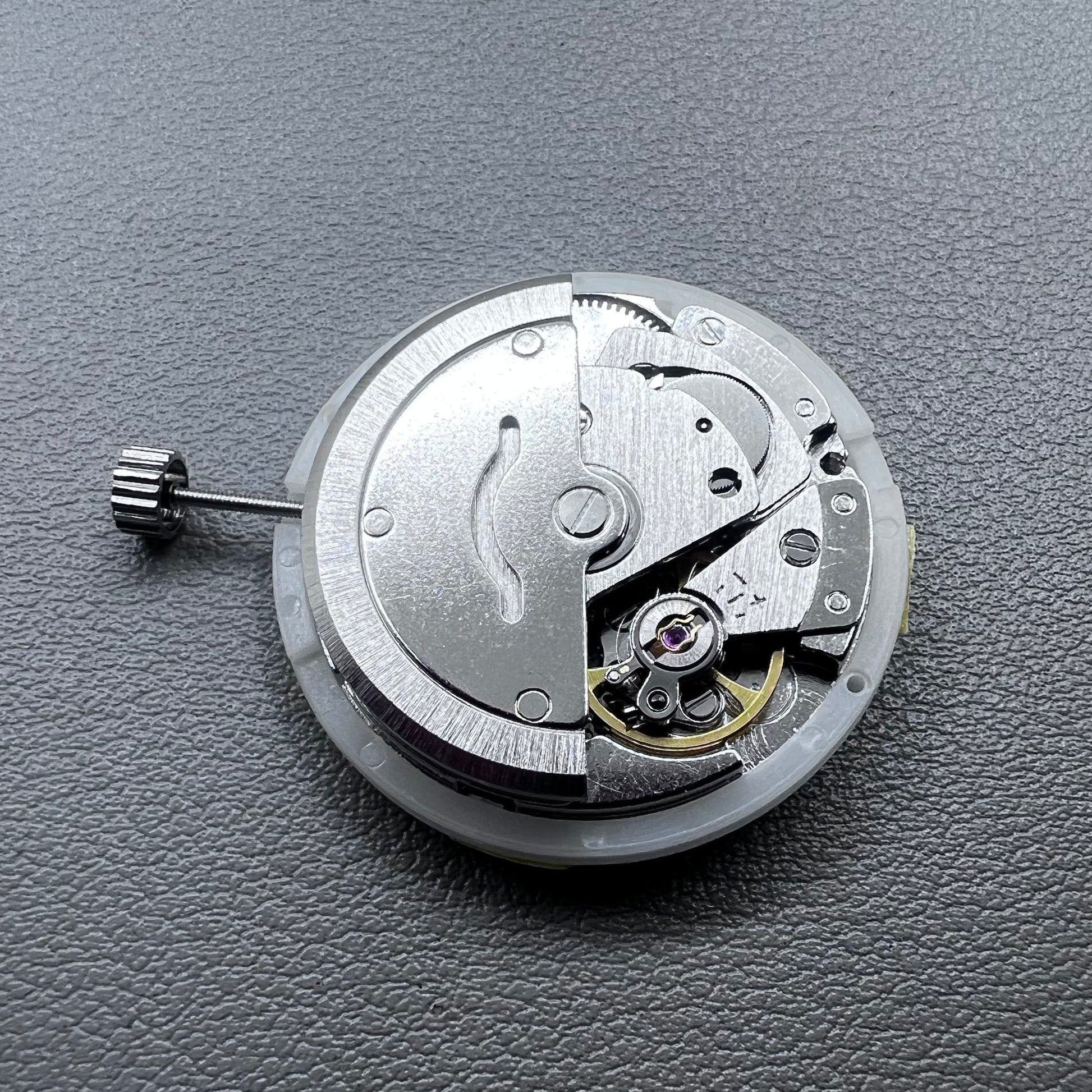 Tianjin Seagull T16 watch with golden dial, day-date display, automatic mechanical movement for classic style.