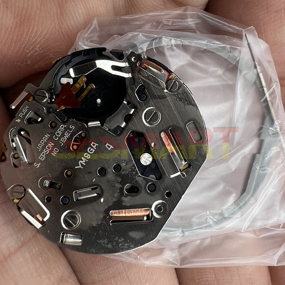 Hattori Epson YM9GA quartz watch movement, high-precision Japanese craftsmanship for accurate repairs