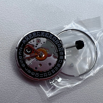 Seagull 2824 Mechanical Movement Single Calendar@3 Black Dial