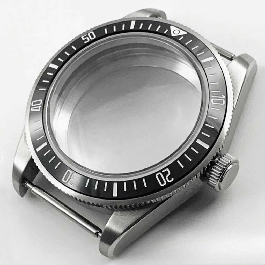 39MM Bezel Domed Sapphire Crystal Case for NH34 NH35 NH36 NH38 ETA 2824 PT5000