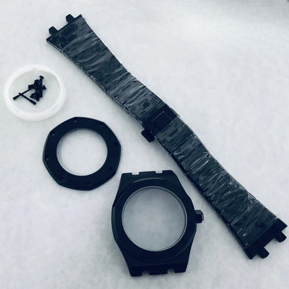41mm AP Fit NH34 NH35 NH36 Transparent Back Sapphire Crystal AP Watch Case