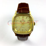 HONGLIAN Manual Mechanical Watch 3 Golden Hands Golden Nail Golden Watch Case