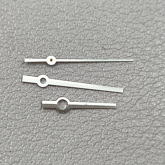 2 Sets/Pack NO Luminous Silver Trim Watch Hands For  NH35A/NH36A Movement