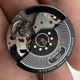 Genuine ETA C01.211 Chronograph Mechanical Movement 1853 Black Dial