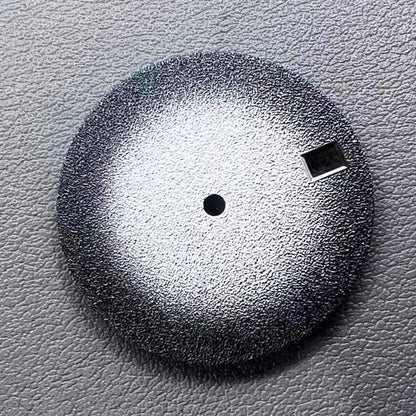 28.5mm gradual black matte watch dial, designed for ETA2824 movement precision.