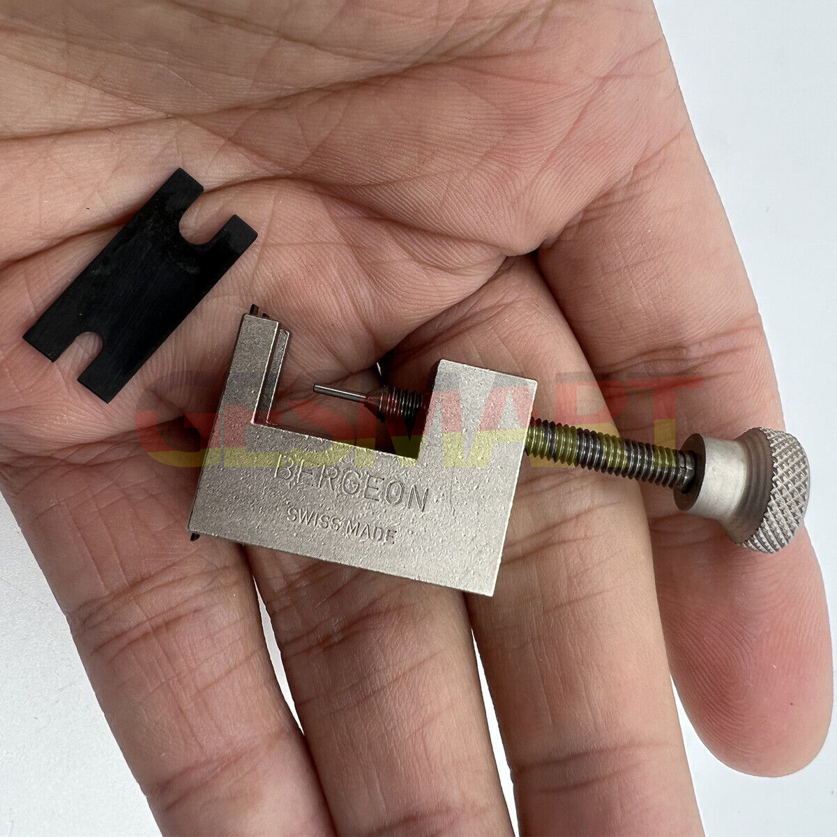 Bergeon 30002 precision watch hand remover tool for professional watch repair and maintenance.