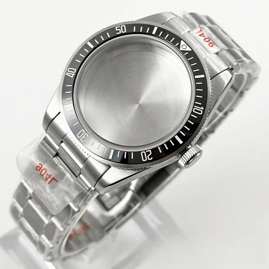 39MM Domed Sapphire Crystal BB58 Watch Case for NH34/35 NH36 NH38 NH70 ETA 2824