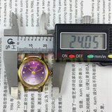 23mm SHANGHAI HAIDA Manual Mechanical Lady Watch Imitation Diamond Nail 17 Jews