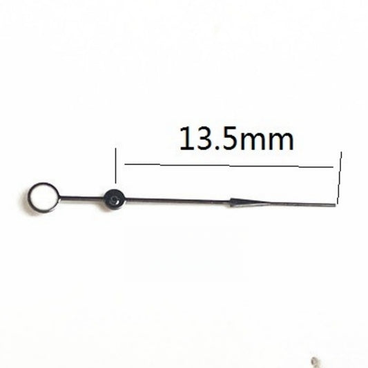 Set of 3 black lume watch hands for Lady Seagull ST6 automatic mechanical movement, enhancing readability and style.