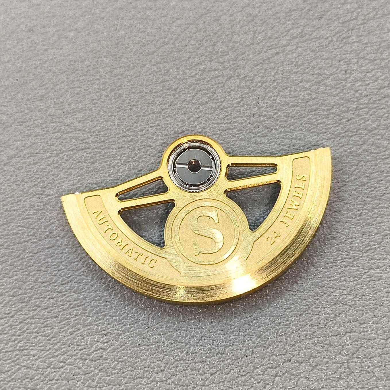 Golden S Carved Modified Hollow Rotor Oscillating Weight for NH35 NH36 Movement