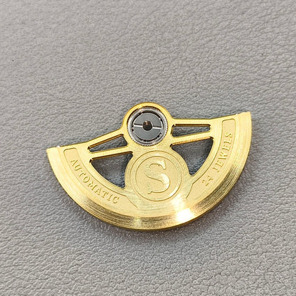Golden S Carved Modified Hollow Rotor Oscillating Weight for NH35 NH36 Movement
