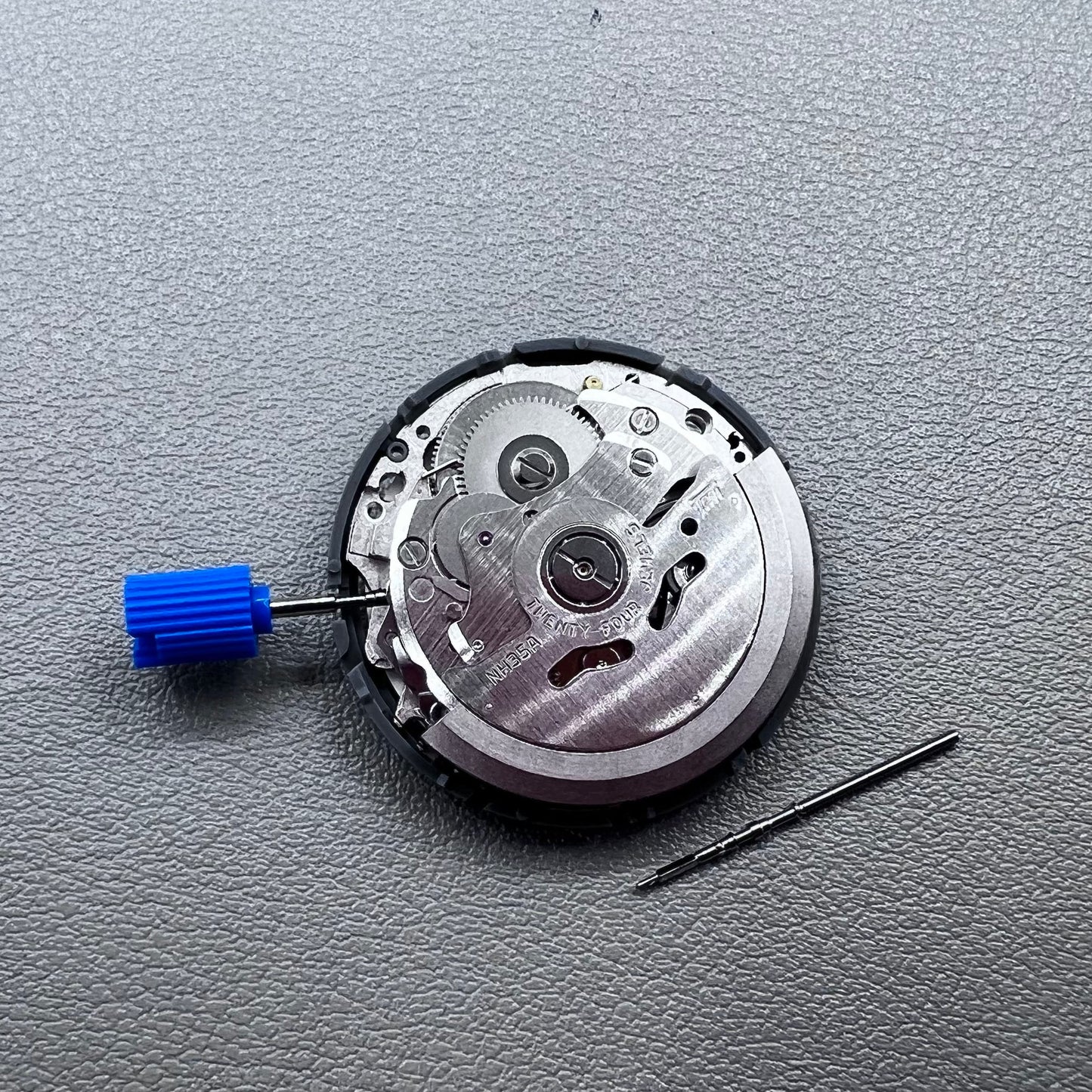 Japan NH35 NH35A Black Spade Automatic Mechanical Movement SKX007 Crown@3.8