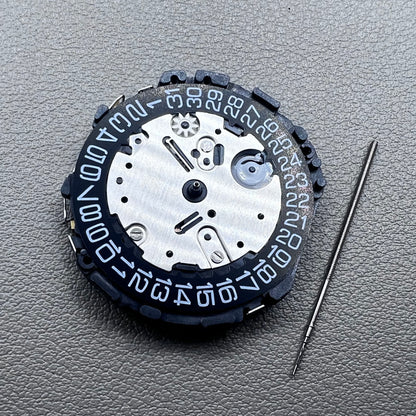 Japan VR32B Black Disk Multifunctional Watch Quartz Movement