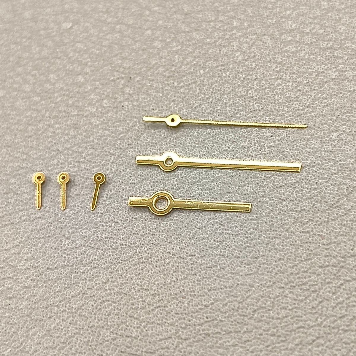 2 Sets Golden Squared Pointed 6 Hands Watch Hands for Miyota JS15 Movement