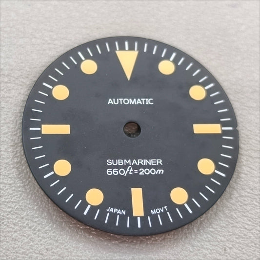 watch dial with S logo