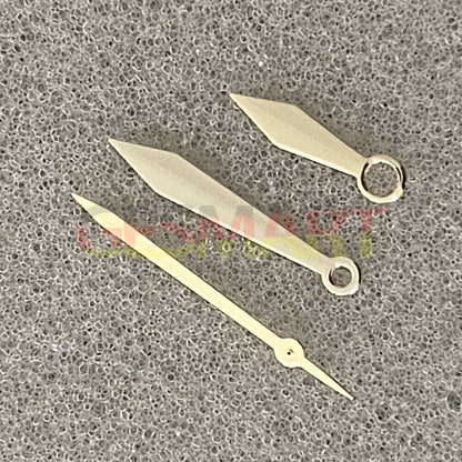 Classic silver and gold-tone watch hands by Golden Rose for NH35/NH36/4R/7S movements