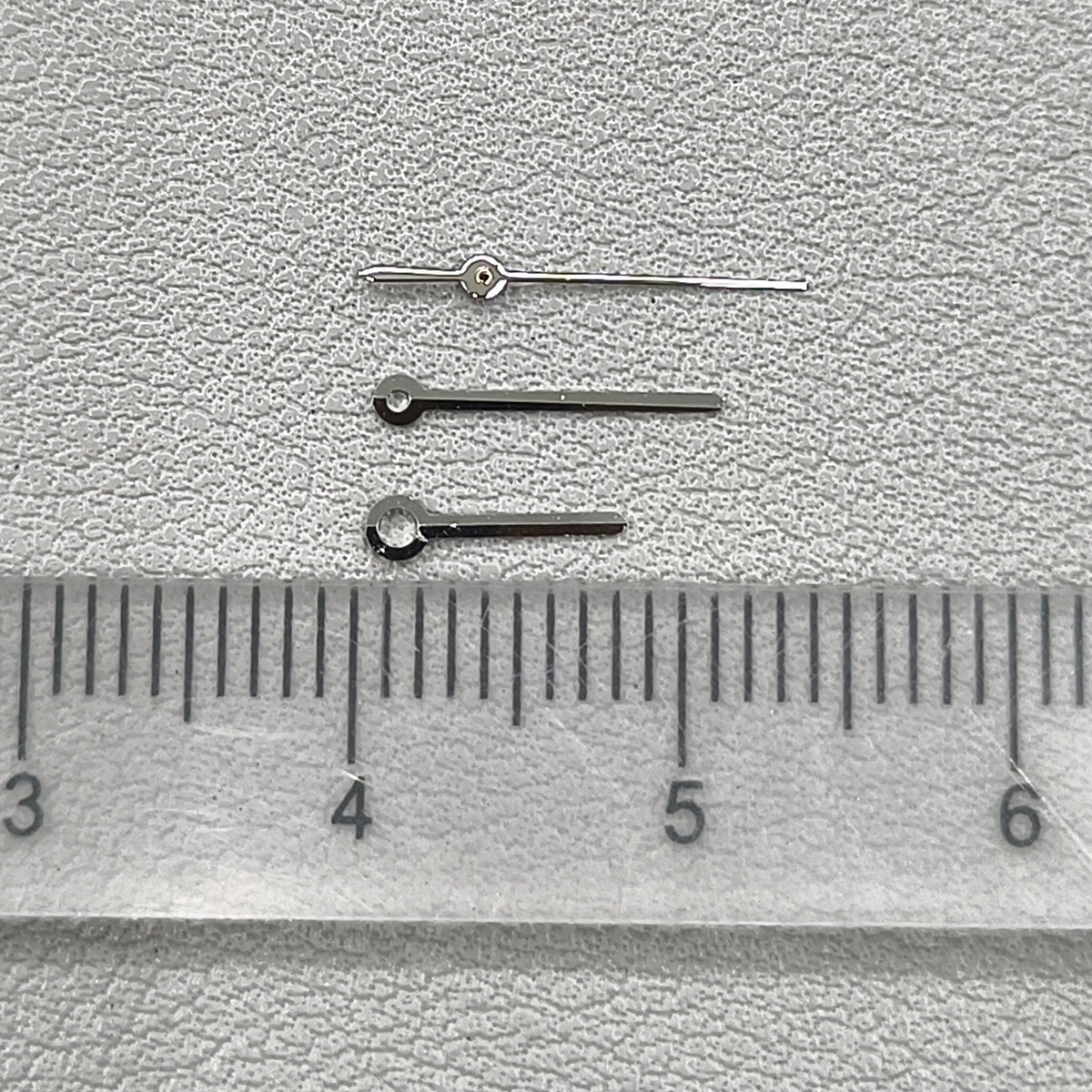 Silver Trim 2 Sets of Watch Hands for Miyota 2035 Quartz Movement