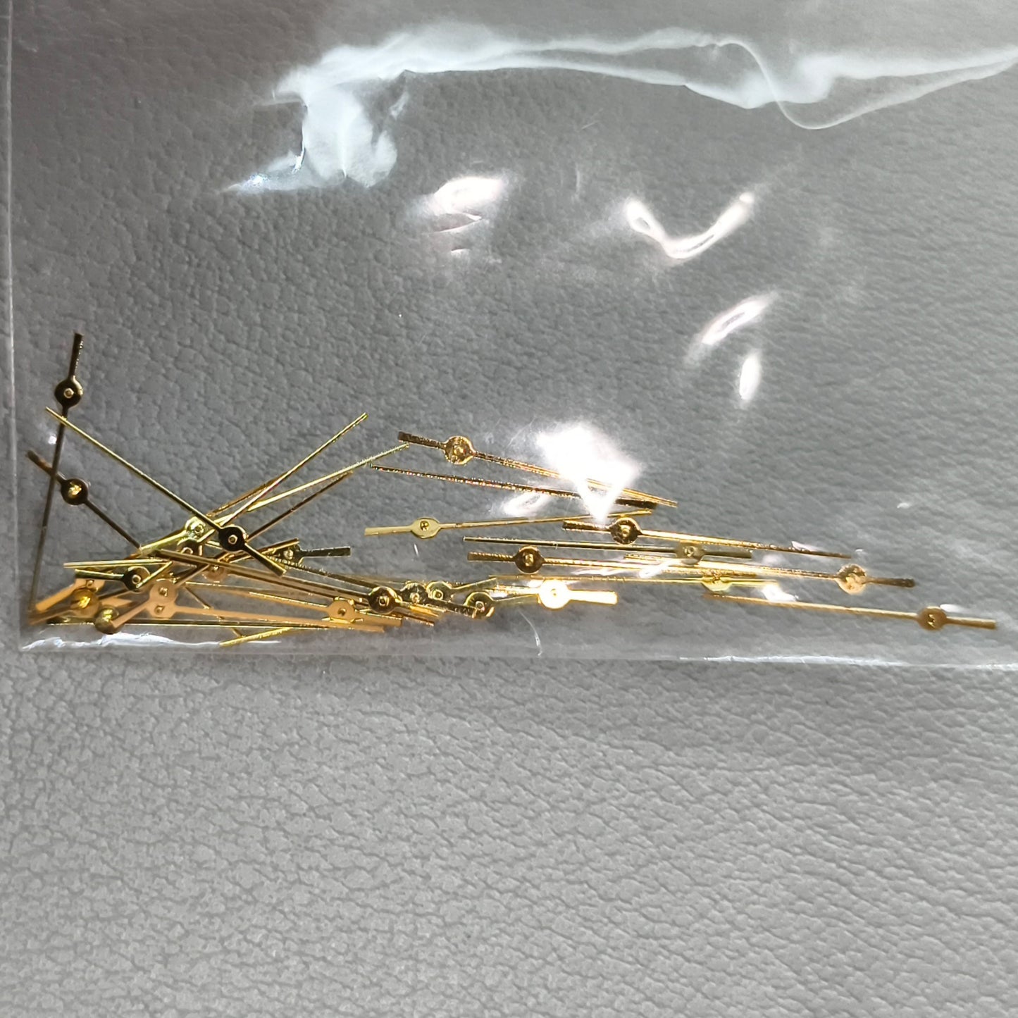 APPROX 100 Sets 12mm Golden Trim Watch Hands for Epson PC21 Quartz Movement