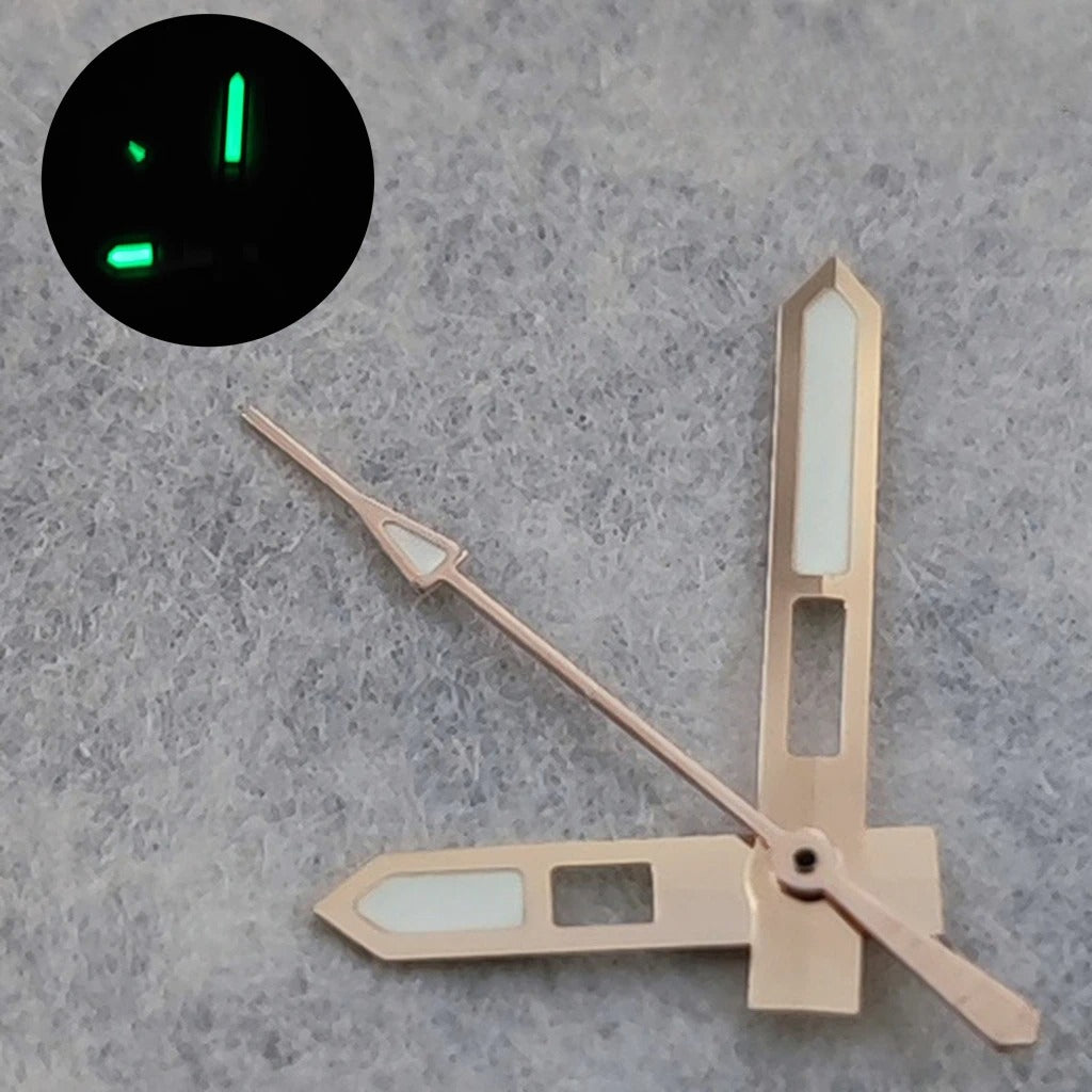 Modified Watch Hands C3 Green Luminous Pointers For NH36 NH35 NH38 7S/4R