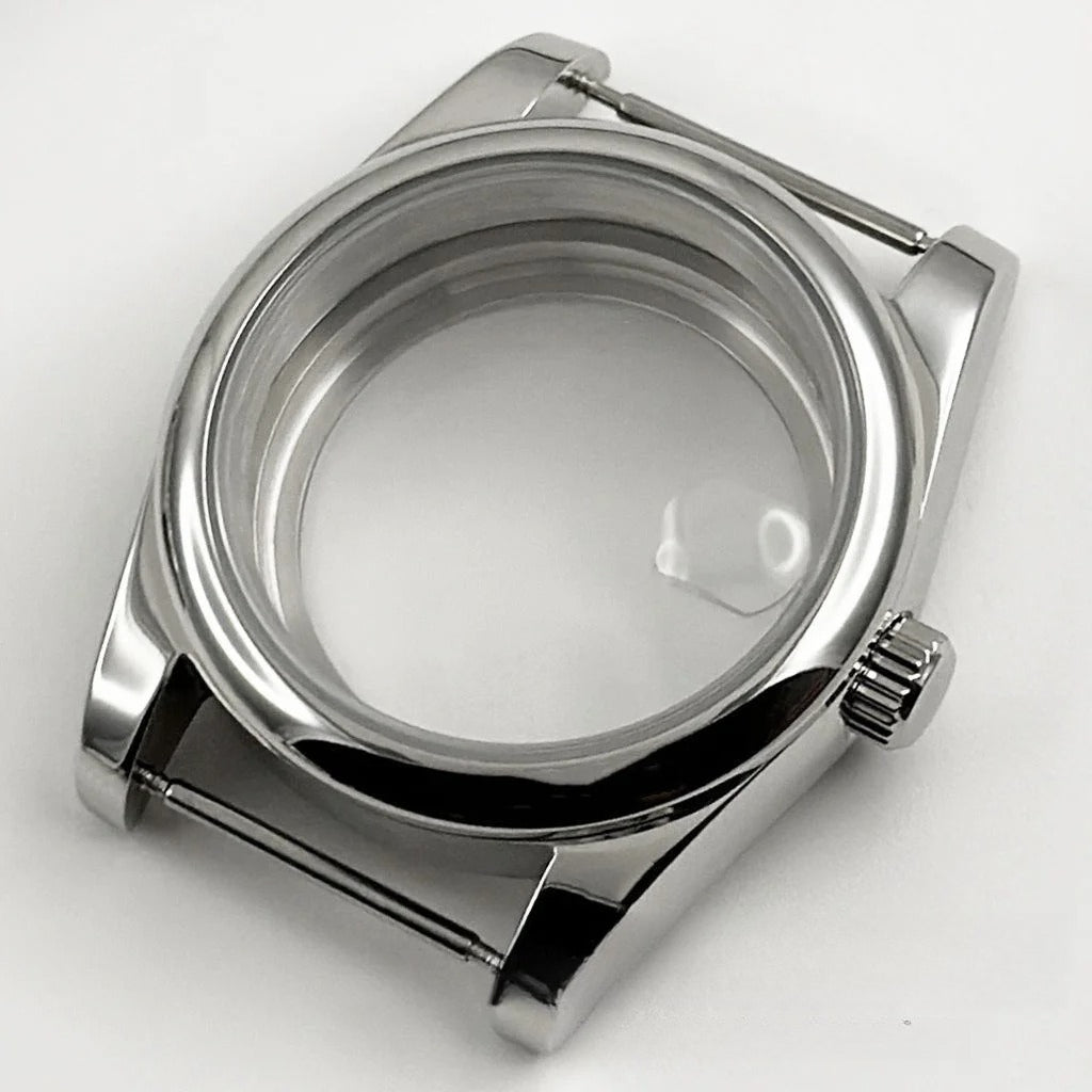 36MM/40MM Round Bezel Watch Case Sapphire Crystal for NH34 NH35 NH36 ETA2824