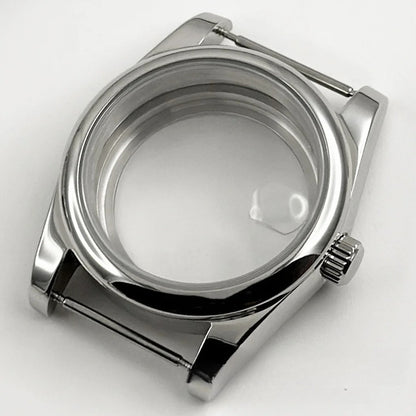 36MM/40MM Round Bezel Watch Case Sapphire Crystal for NH34 NH35 NH36 ETA2824