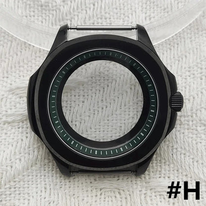 39MM Stainless Steel Colorful Ring Sapphire Glass Cover 5ATM for NH35/NH36/NH70