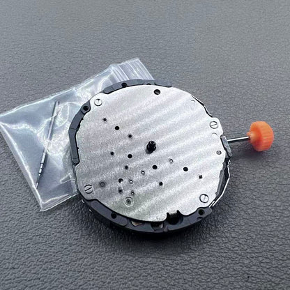 Japan Miyota JS50 quartz watch movement with small second hand at 4, 6, and 7 o'clock positions
