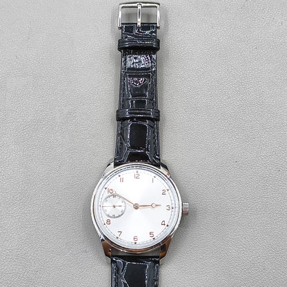 42mm Men Watch Polished Rust Steel Case Seagull ST3600 Manual Mechanical Movement