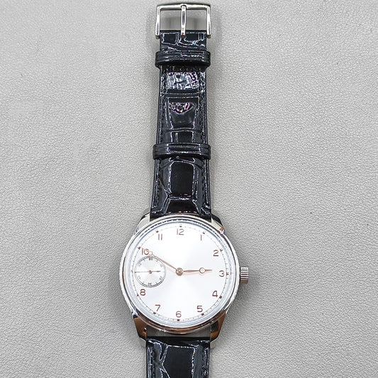 42mm Men Watch Polished Rust Steel Case Seagull ST3600 Manual Mechanical Movement