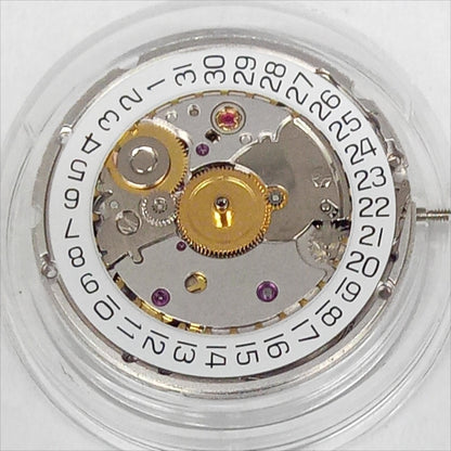 Silver Dandong 2824 mechanical watch movement, China made, compatible ETA 2824-2 replacement parts