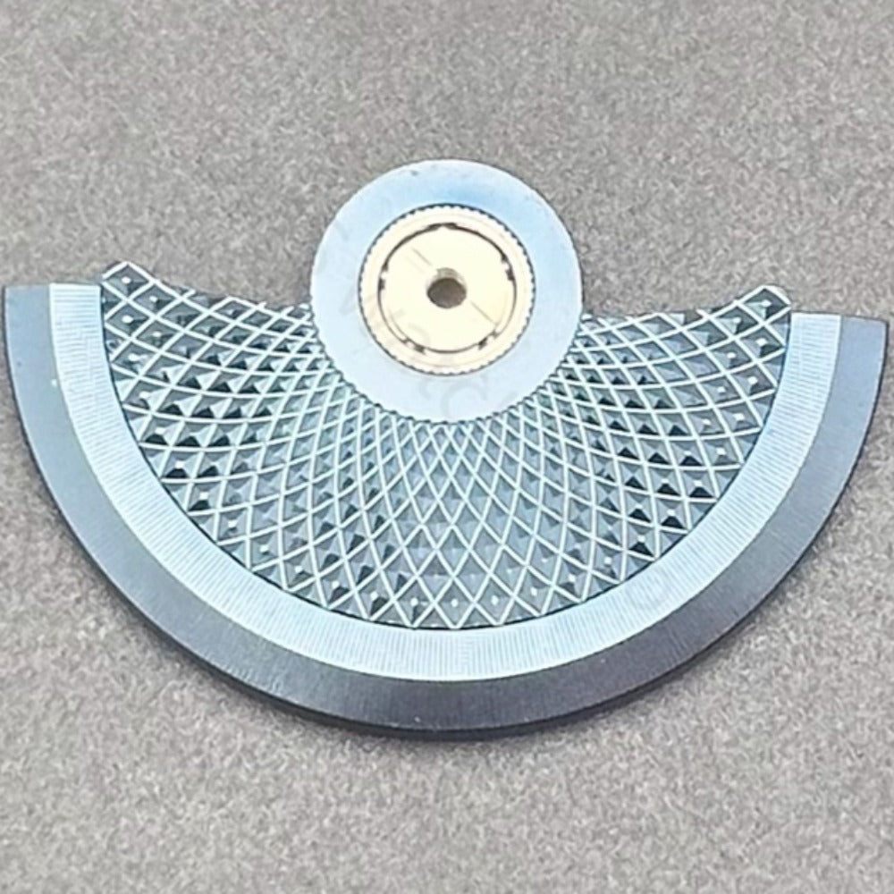 Modified Light Blue Snake Scales Rotor Oscillating Weight for NH35 NH36 Movement