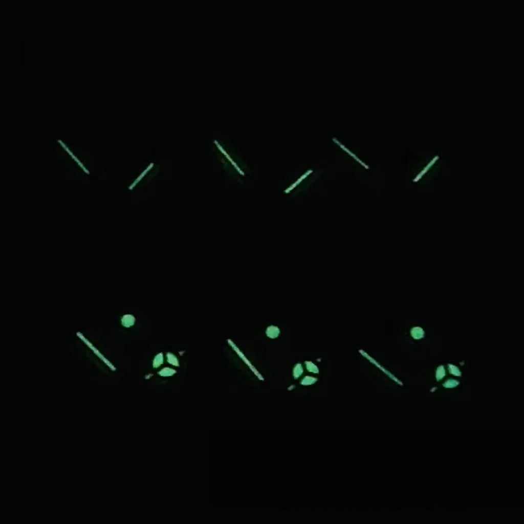 Modified Multicolor Trim Watch Hands with Green Luminous for NH05 NH06 Movement