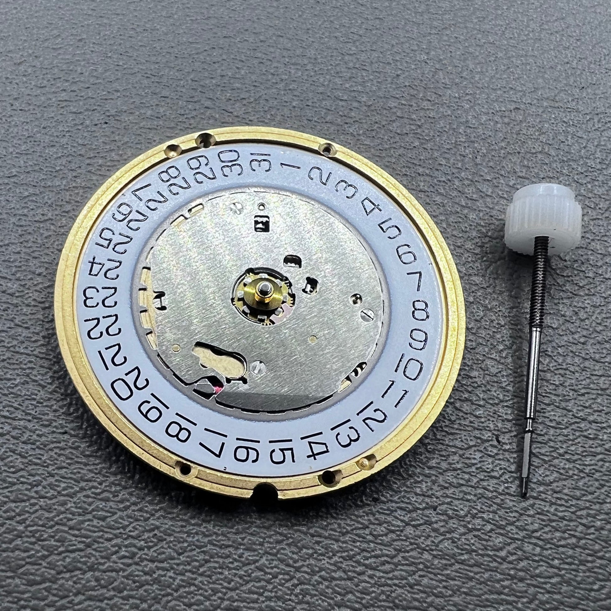 Swiss ETA E64.511 quartz watch movement with precise timekeeping for luxury watch repair and assembly.