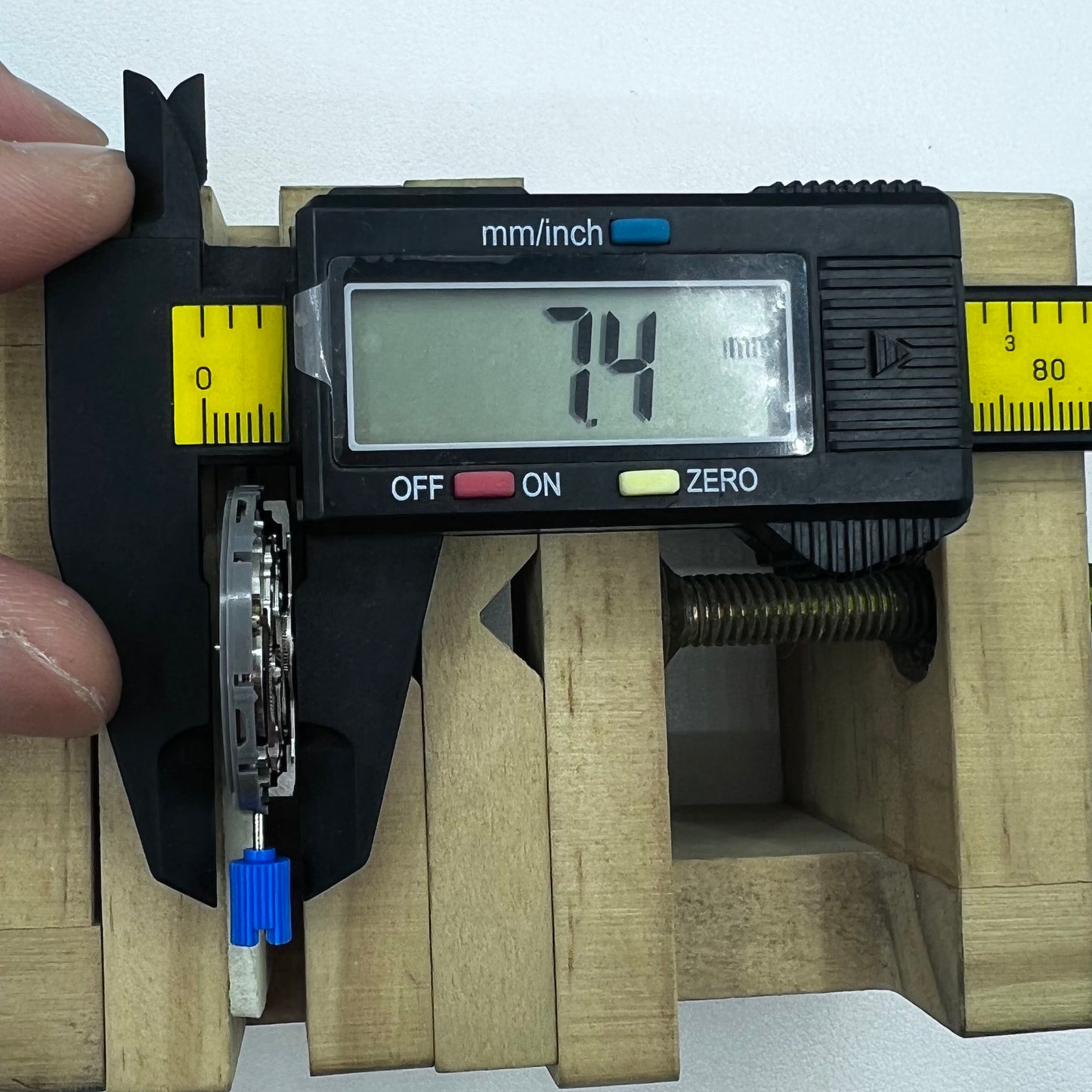 Seiko NH36 NH36A Movement Black Disk Week English font Crown@3.8