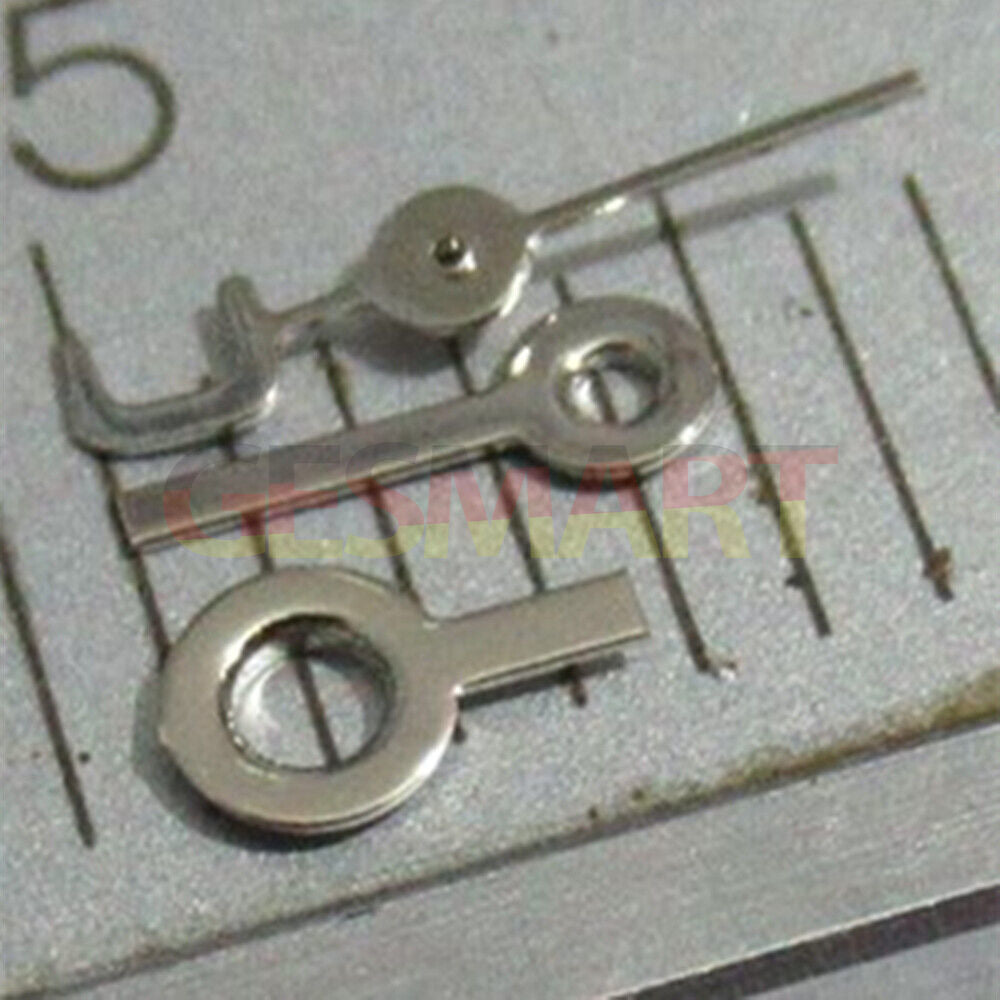 4mm silver watch hands set for Miyota 2035, 2115, 2105, 2305, 2315 movements.