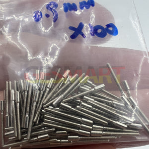 100PCS Watch Winding Stems Extension Watch Stems for 0.9mm Watch Stem