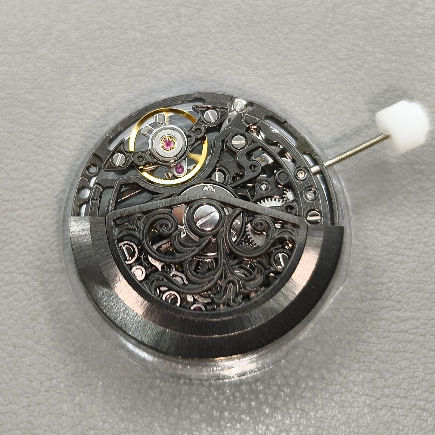 HZ7500A Black Hollow Round Automatic Mechanical Movement
