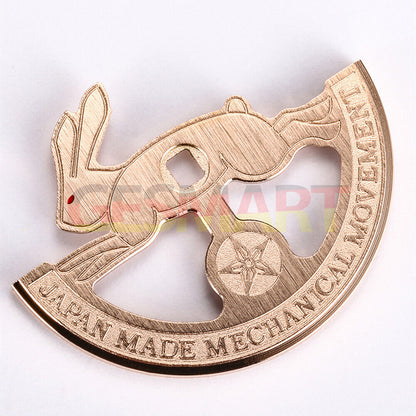 Masse oscillante creuse en or rose pour mouvement Miyota 8215