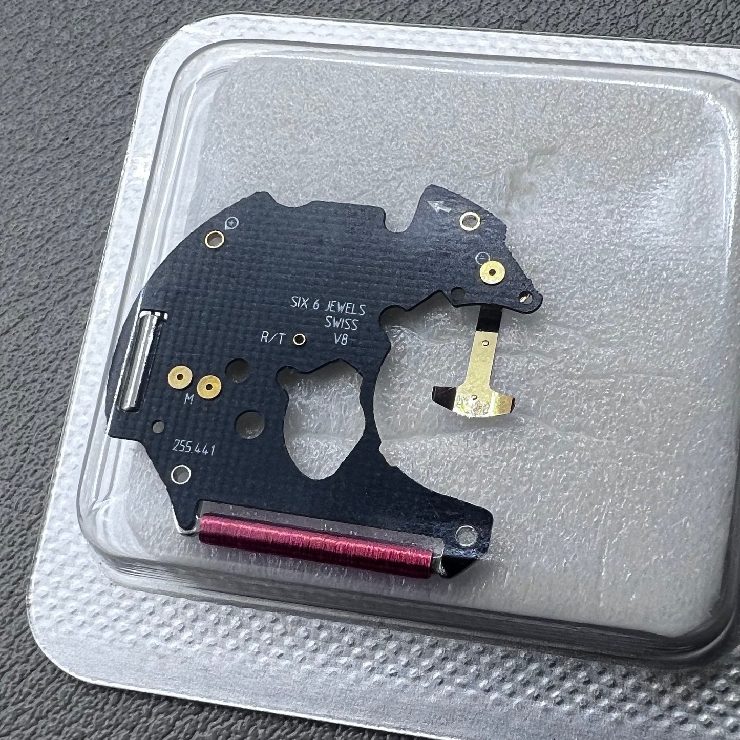 Swiss Circuit Board for ETA 255.441 quartz watch movement, precision replacement part by ETA.