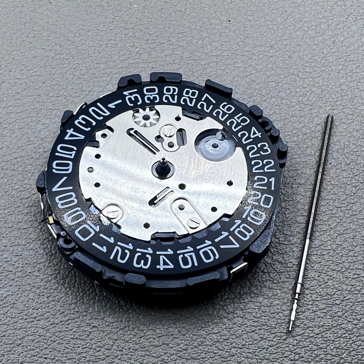 Japan VR32B Black Disk Multifunctional Watch Quartz Movement