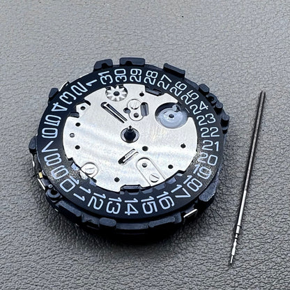 Japan VR32B Black Disk Multifunctional Watch Quartz Movement