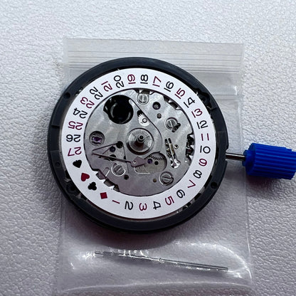 Japan NH35 NH35A Black Spade Automatic Mechanical Movement SKX007 Crown@3.0
