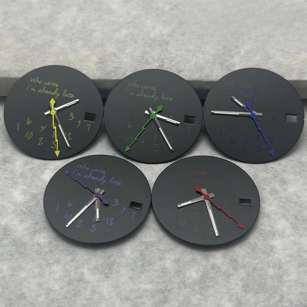 28.5mm Watch Dial Black/White Face Fits NH34/35/36/4R/7S SKX007 SKX009 SRPD