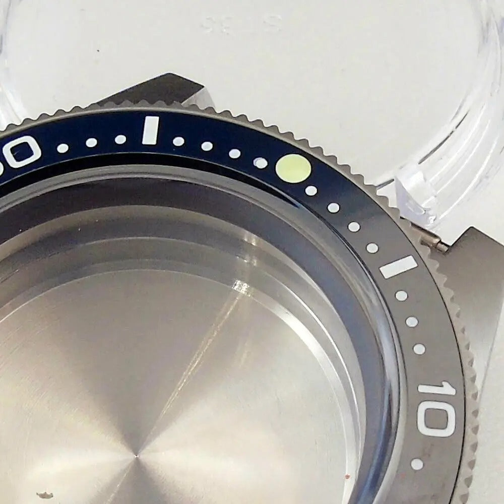 40mm Sapphire Glass Watch Case Fit NH35 NH36 Eta 2824 300M Water Resistance
