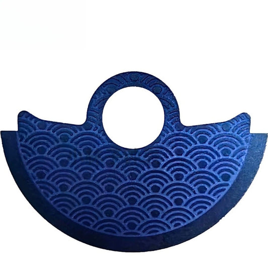 Royal Blue Wave Metallrotor-Schwinggewichtsauflage, passend für NH35 NH36-Uhrwerk