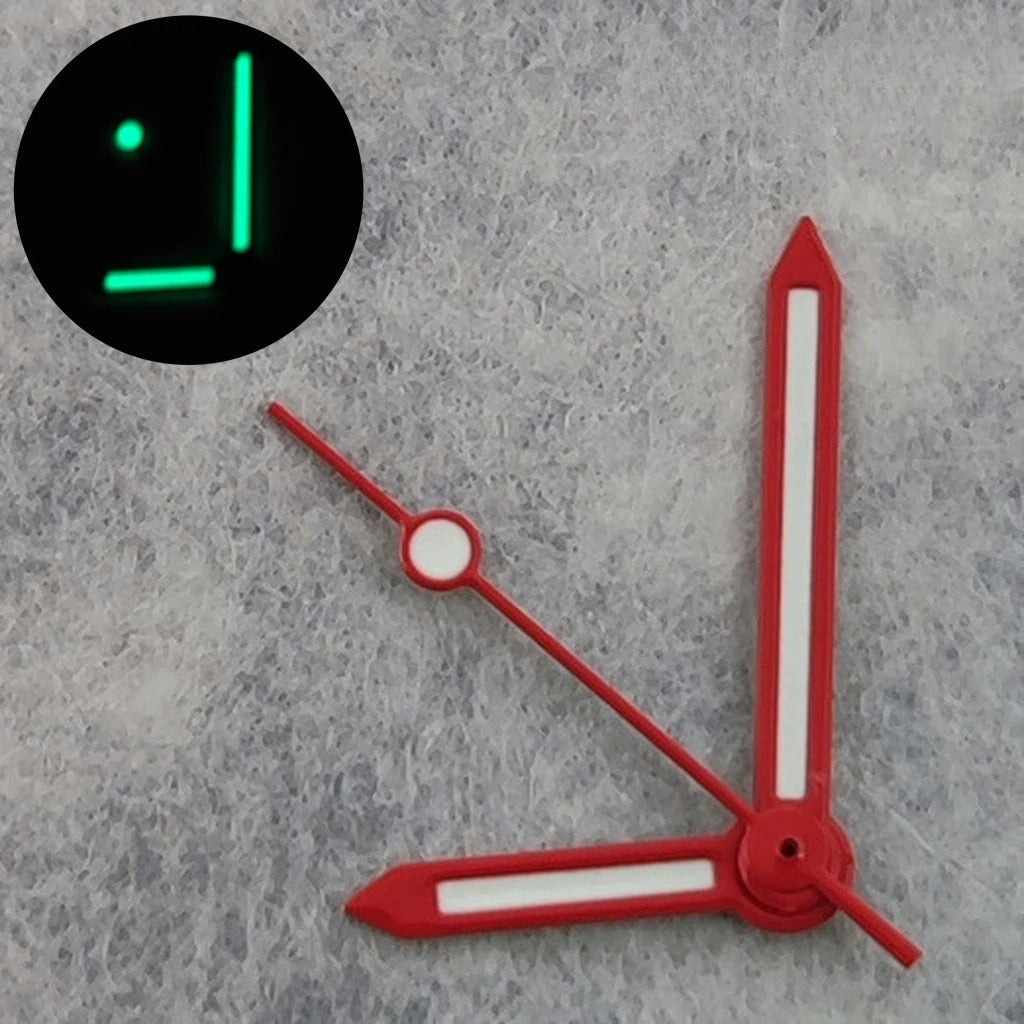 C3 Green Luminous  Watch Hands Pointers For NH34 NH35 NH36 NH38 7S26 4R35 4R36